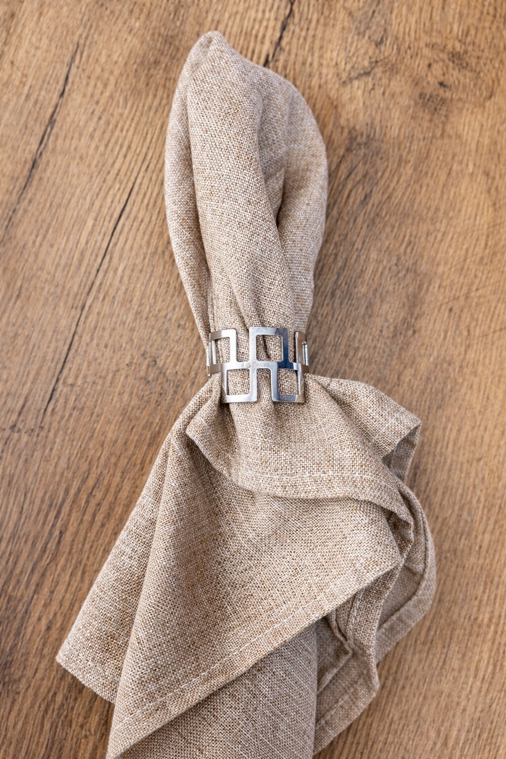 Steel napkin ring – silver, model: 0827-ARP | Bankietowo.eu | obrecz-na-serwetki-0827-arp-srebrna-2jpg