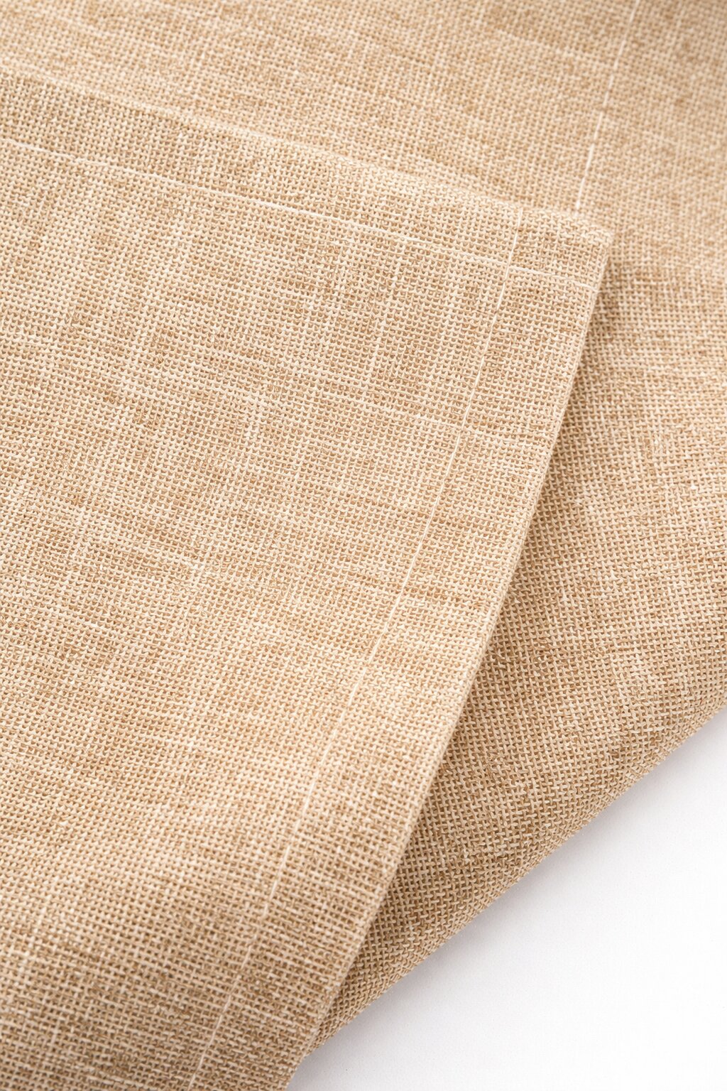 Beige “Boho” linen-effect tablecloth, 320cm diameter, for a banquet table | Bankietowo.eu | obrus-prostokatny-boho-1jpg