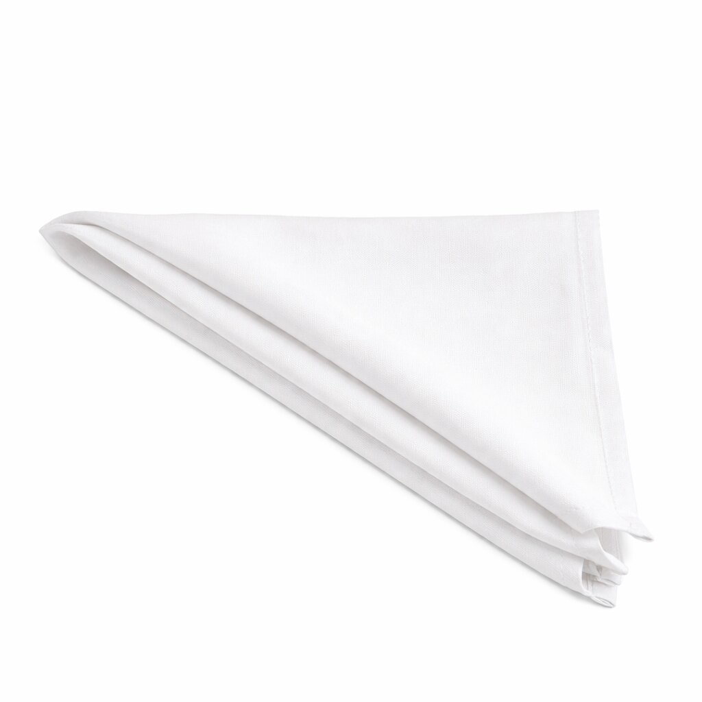 White cotton banquet napkin, 50×50 cm | Bankietowo.eu | serwetka-bankietowa-bawelniana-biala-3jpg