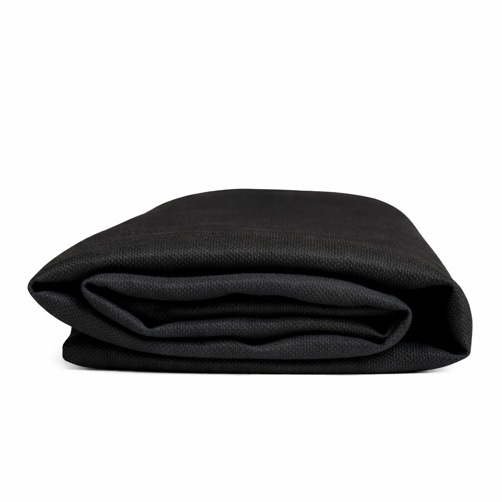 Black cotton banquet napkin, 50×50 cm | Bankietowo.eu | serwetka-bankietowa-bawelniana-czarna-3jpg