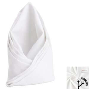 White cotton banquet napkin, 50×50 cm | Bankietowo.eu | serwetka-biala-miniatura-bawelnajpg