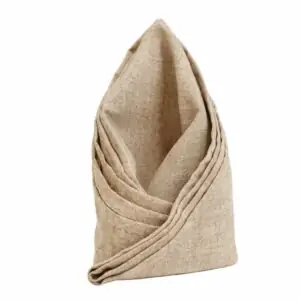 "Boho" beige banquet napkin, 50×50 cm