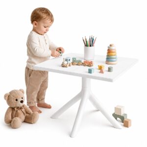 Solo Mini Children's Table 60x60cm – white