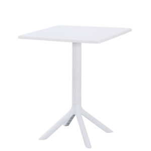 Solo PP outdoor table, 60x60cm – white