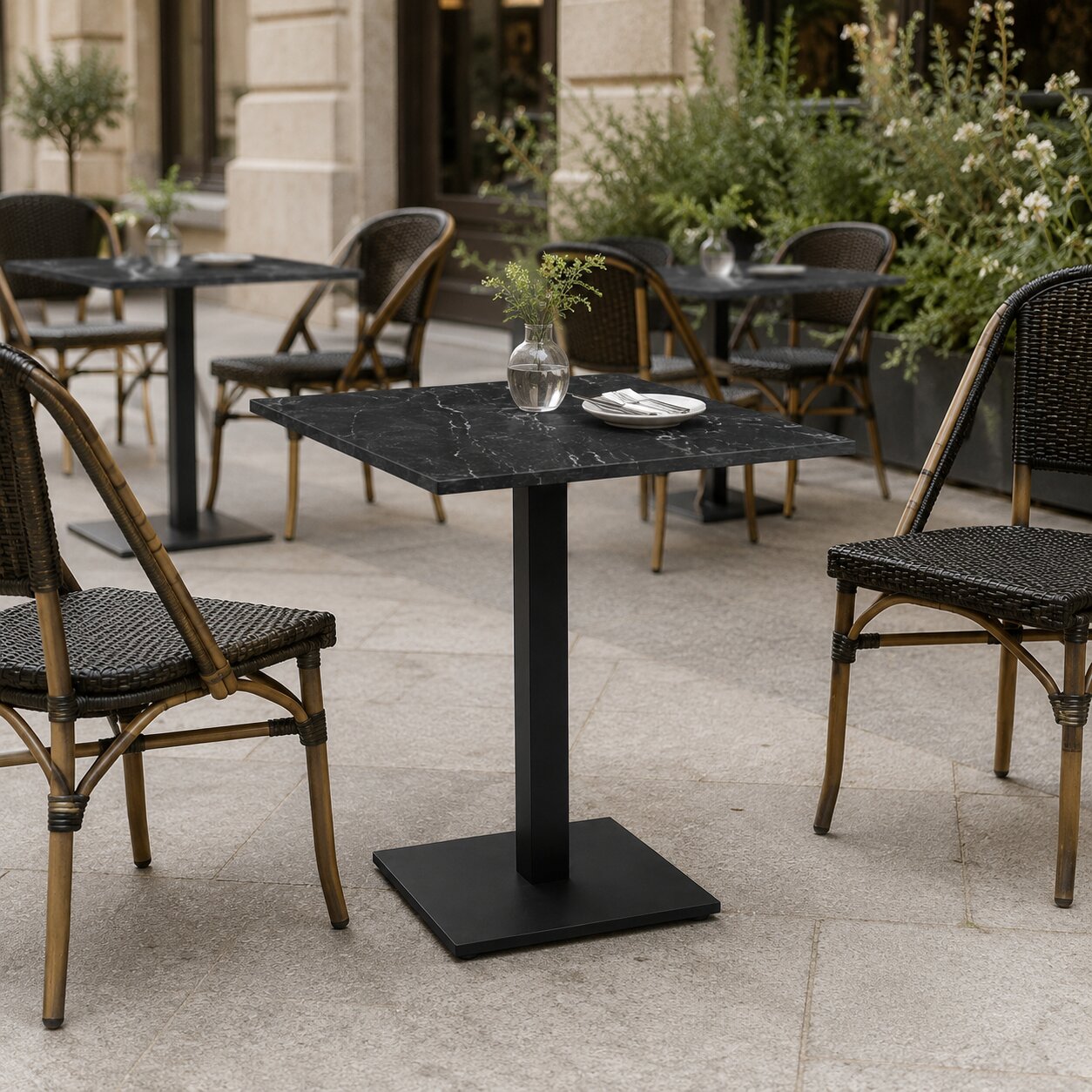 Patio garden café table with HPL top, 68x68cm, black – Nero Portoro | Bankietowo.eu c98328ecc9ce2ca58fdc7030c5d21571| Stolik-ogrodowy-kawiarniany-Patio-blat-HPL-68x68cm-czarny-nero-portoro-7jpg